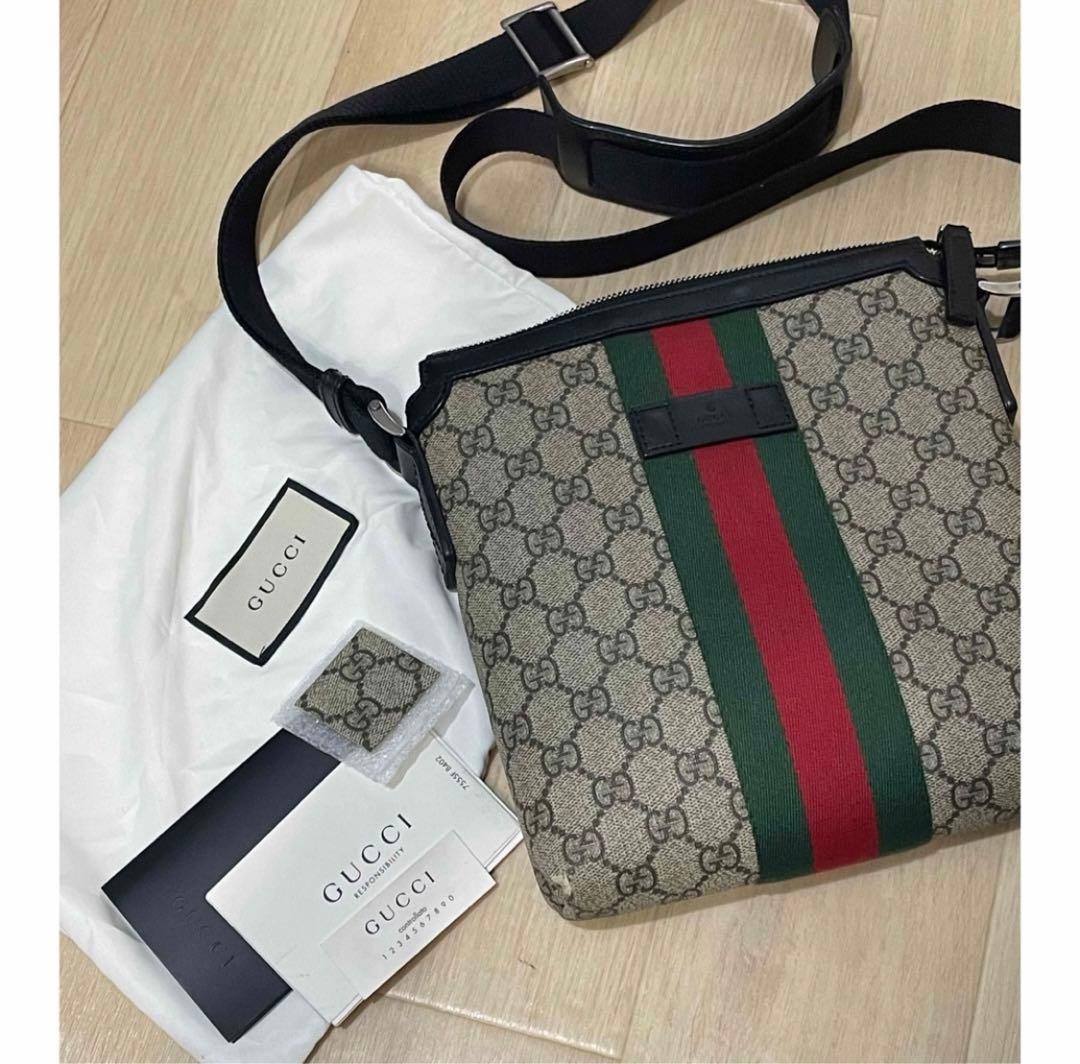 GUCCI グッチ　ショルダー　シェリーライン グッチ GUCCI シェリーライン ショルダーバッグ 574803 アイボリー