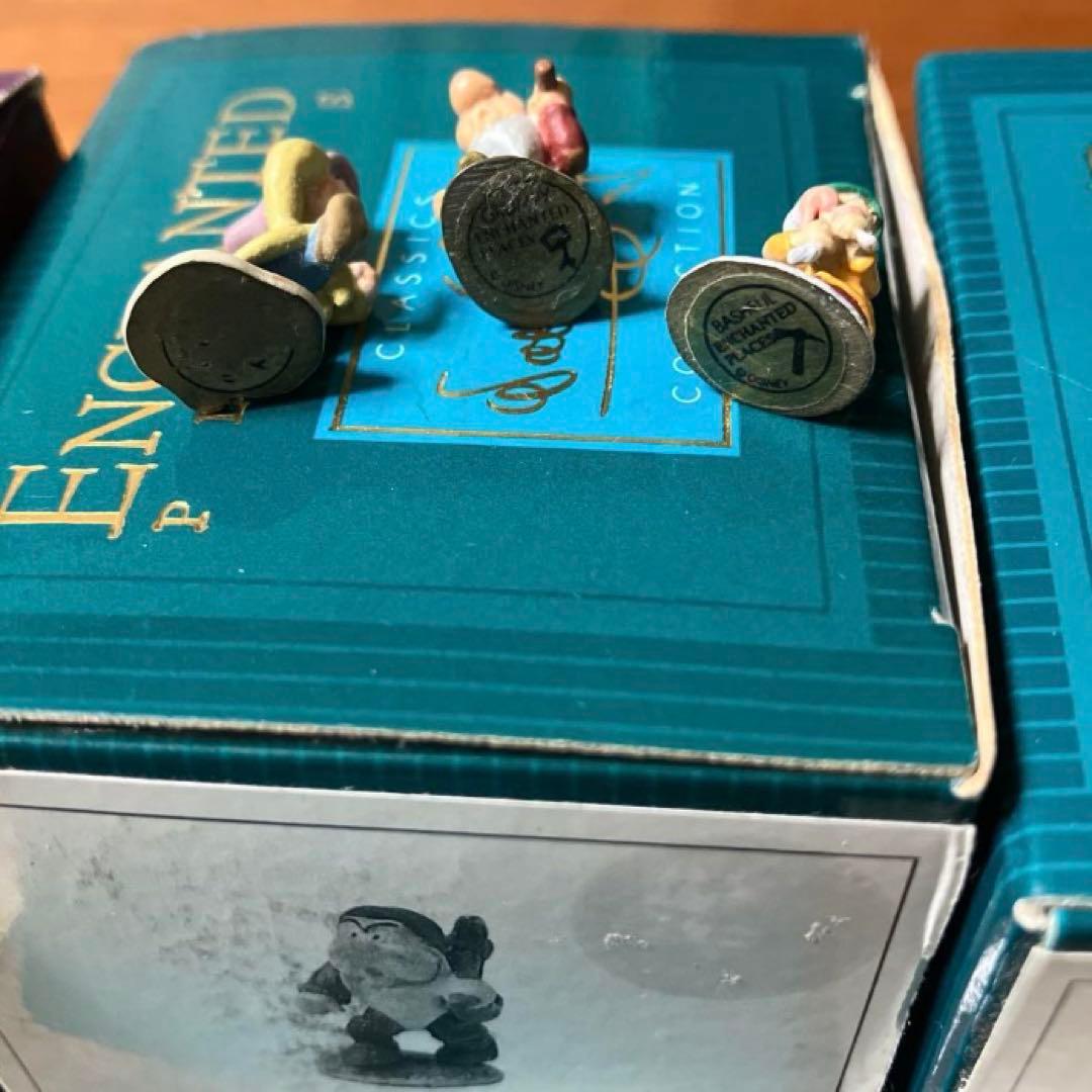 3点 WDCC ミニチュア こびと フィギュア ディズニー 白雪姫 disney