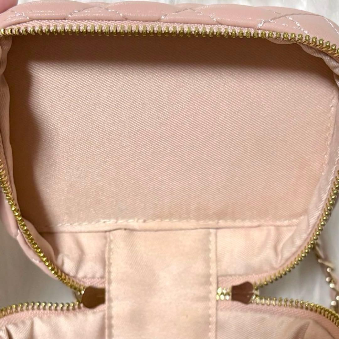 Darich ダーリッチ キルティングスクエアミニバッグ ゴールド金具