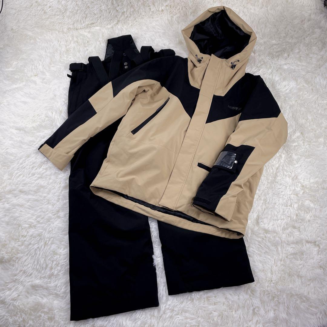 【美品】メンズ スキースノボスーツ ウェア 上下セット WINDEX