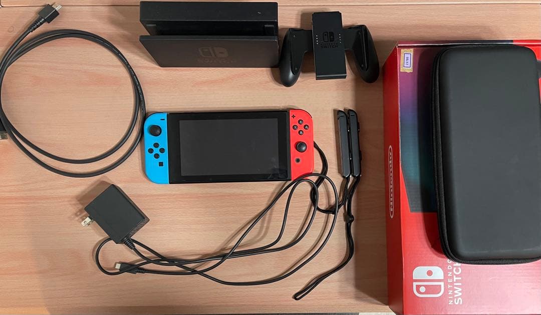 【訳あり・付属品完備】Nintendo Switch 本体セット【無線コンOK】