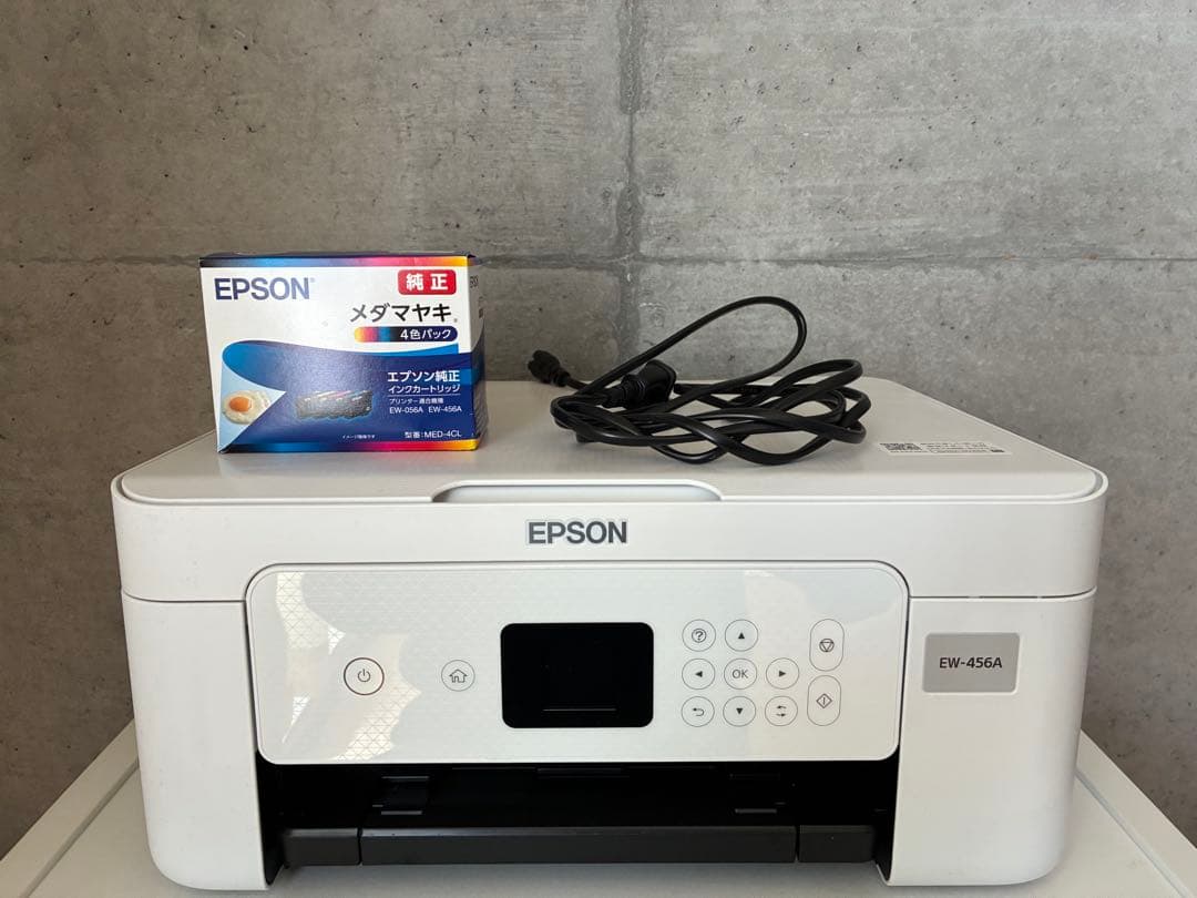【未使用】EPSONプリンター　EW-456A A4インクジェットプリンター
