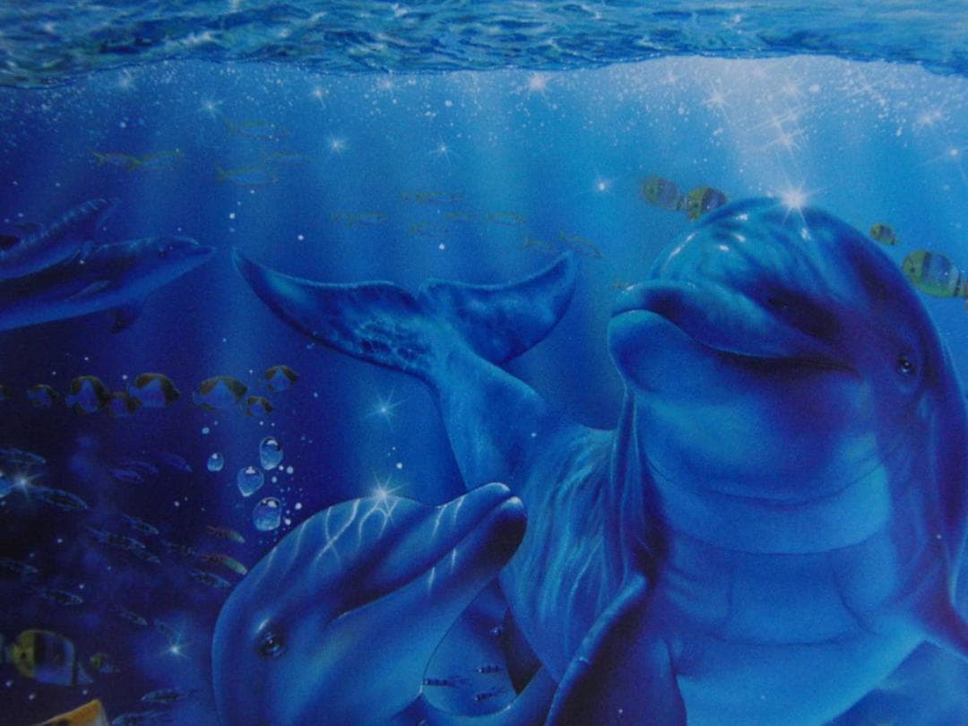 クリスチャン・ラッセン、【グロリアス デイライト】、希少な額装用