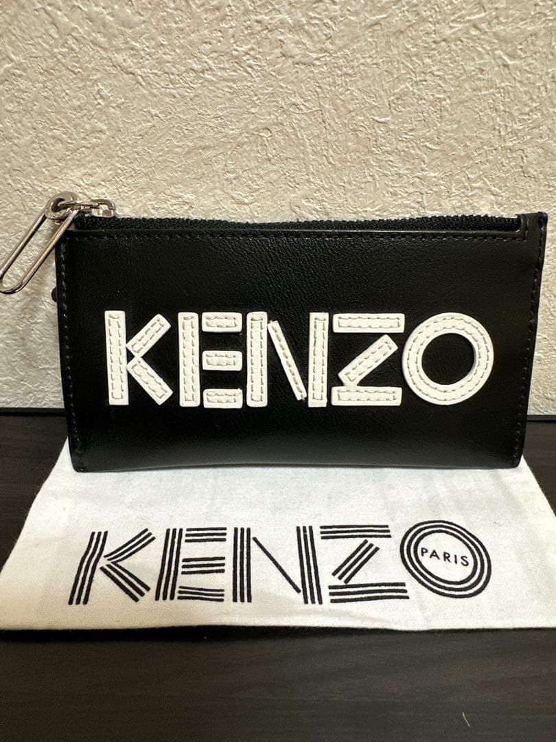 KENZO ケース 黒 レザー