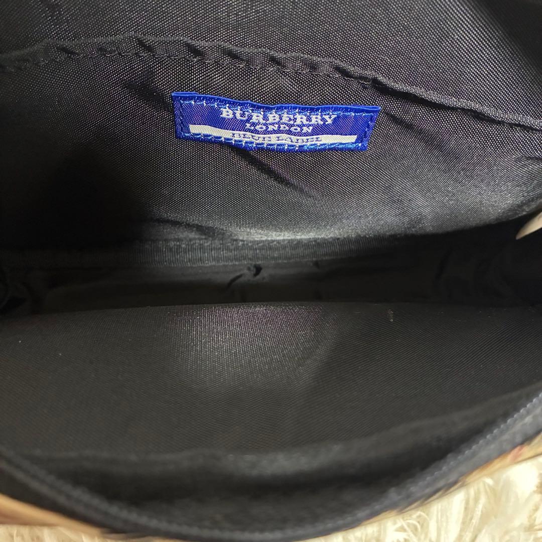 BURBERRY BLUE LABEL ノバチェック アクセサリーポーチ - メルカリ