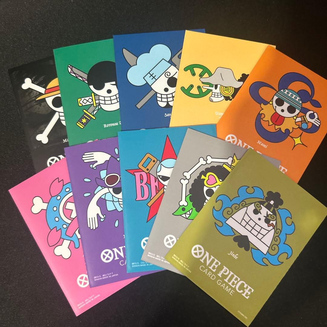 ワンピースカード ストレージボックス ドンカード 麦わらの一味 10枚