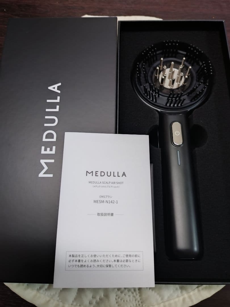 MEDULLA スカルプエアショット EMSブラシ 電気バリブラシ 頭皮ブラシ