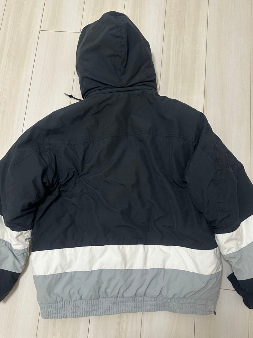 SUPREME hockey puffy jacket M 黒