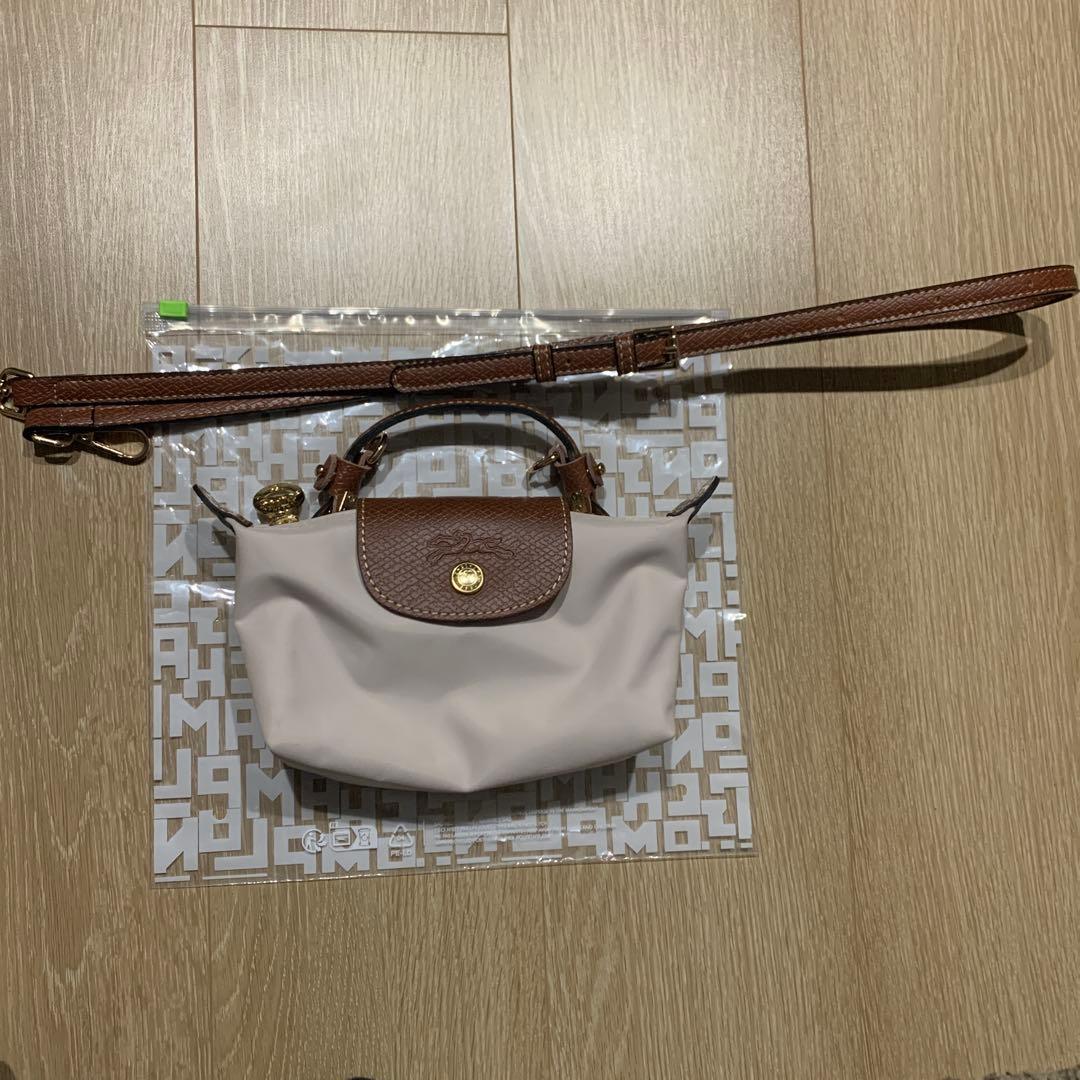 【新品美品】ロンシャン　ハンドル付き　ポーチ