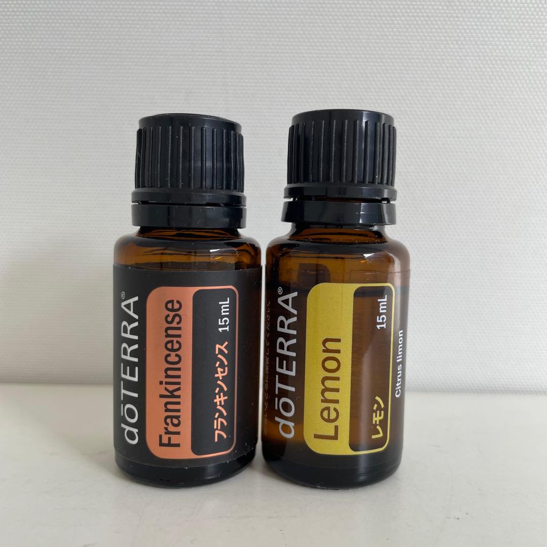 【新品未開封】doTERRA フランキンセンス & レモン 15mL 2本セット