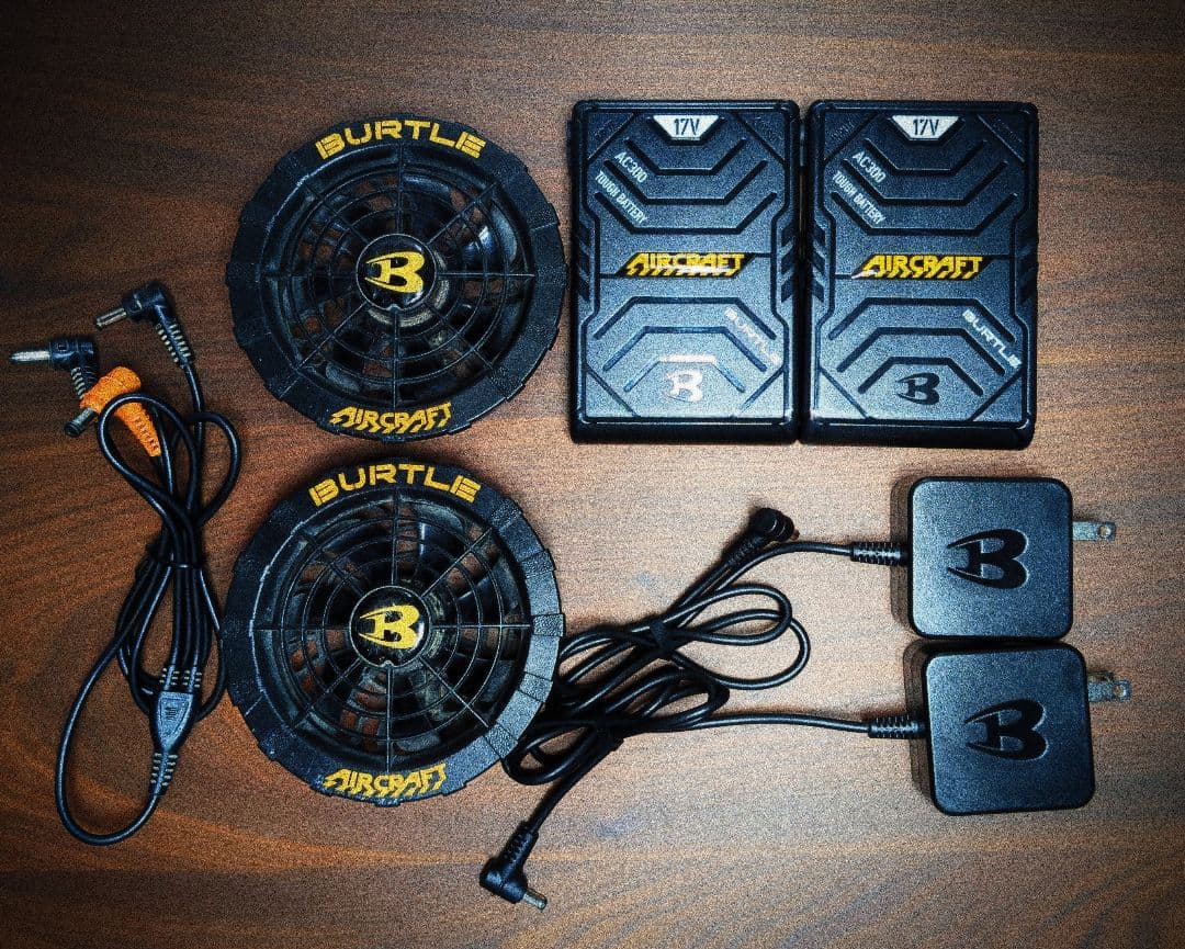 ［早い者勝ち］BURTLE AIRCRAFT 冷却ファン バッテリーセット