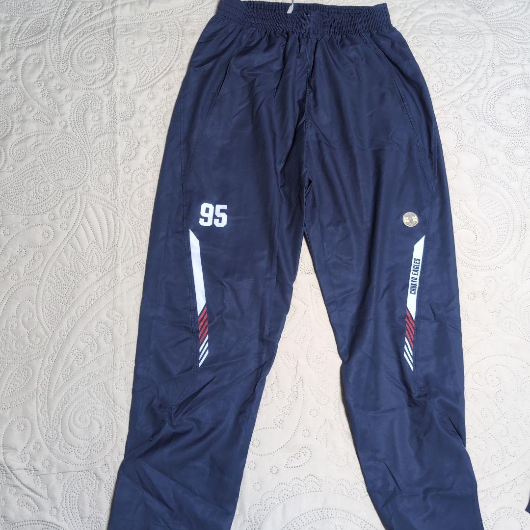 中京大学バスケット ウォームアップ上下 XL ネイビー