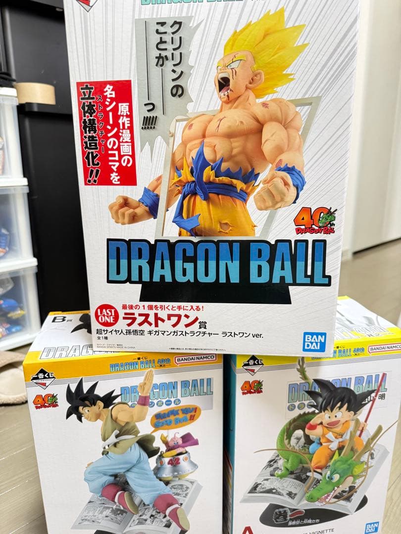 新品未開封　一番くじ ドラゴンボール 40th 其之ー　A賞 B賞 ラストワン賞 ドラゴンボール40周年を記念した「一番くじ DRAGON BALL 40th ～其之二