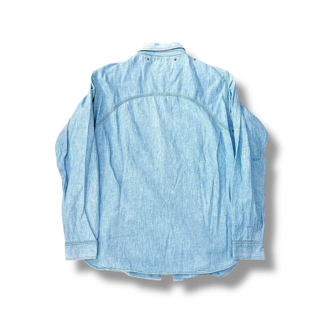 WAREHOUSE ウエアハウス シャンブレーシャツ インディゴ ワークシャツ