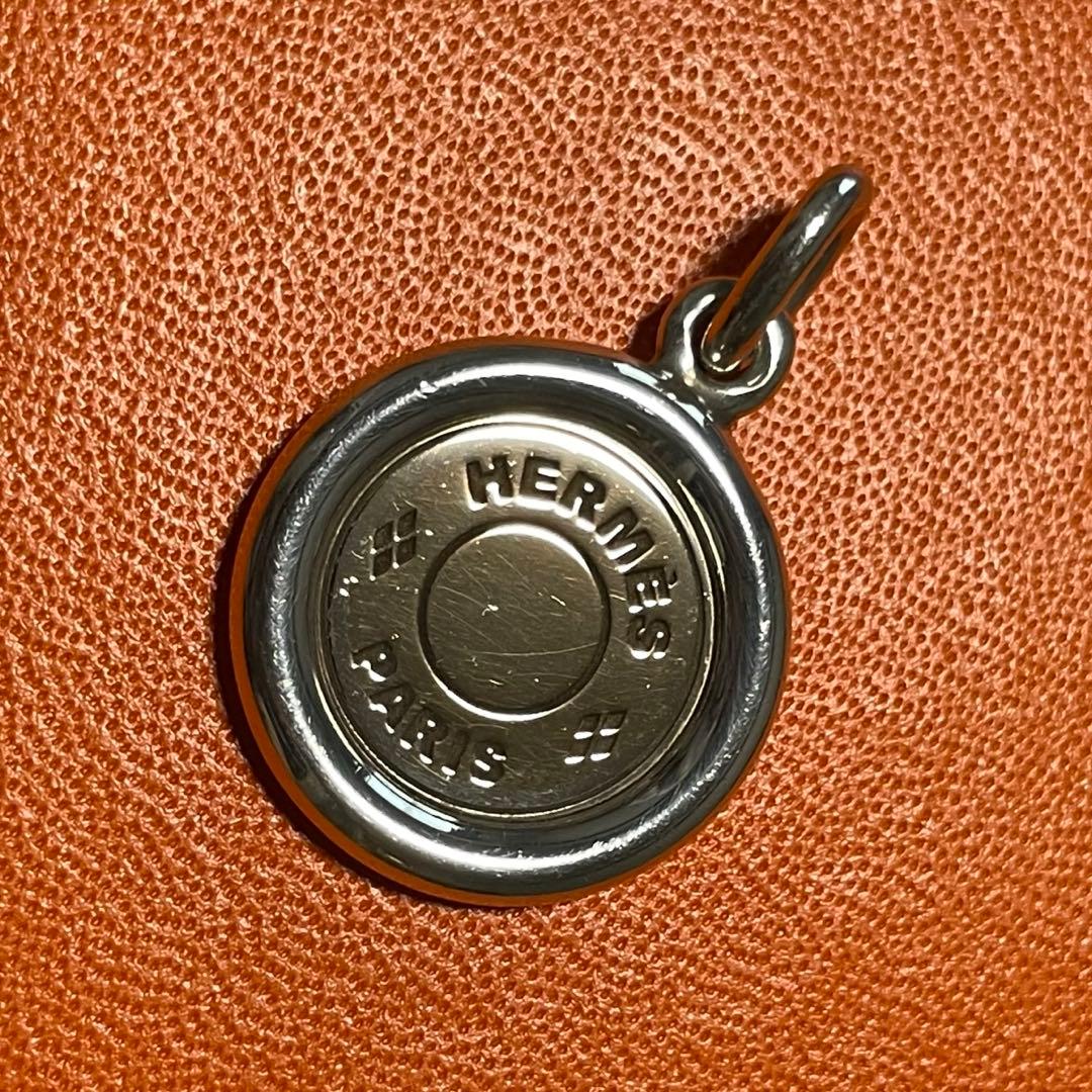 エルメス セリエ k18×Ag925 ネックレストップ