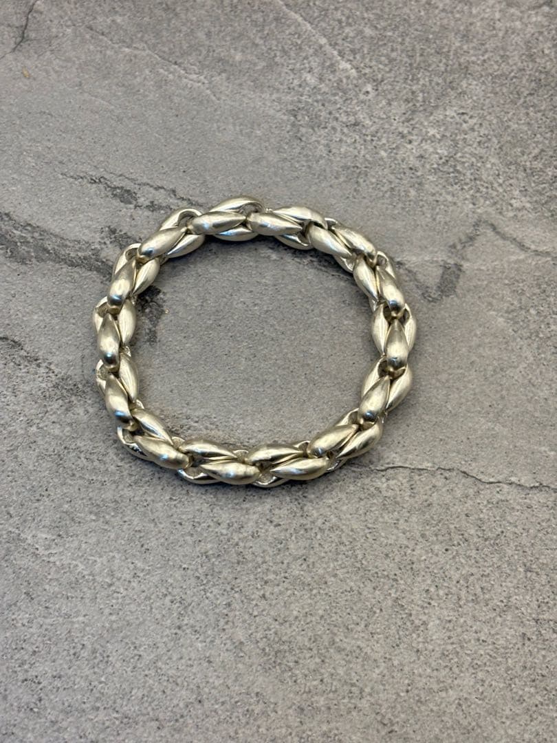 RESHEM Silver シルバーブレスレット　グレンデシャン型　10ミリ幅