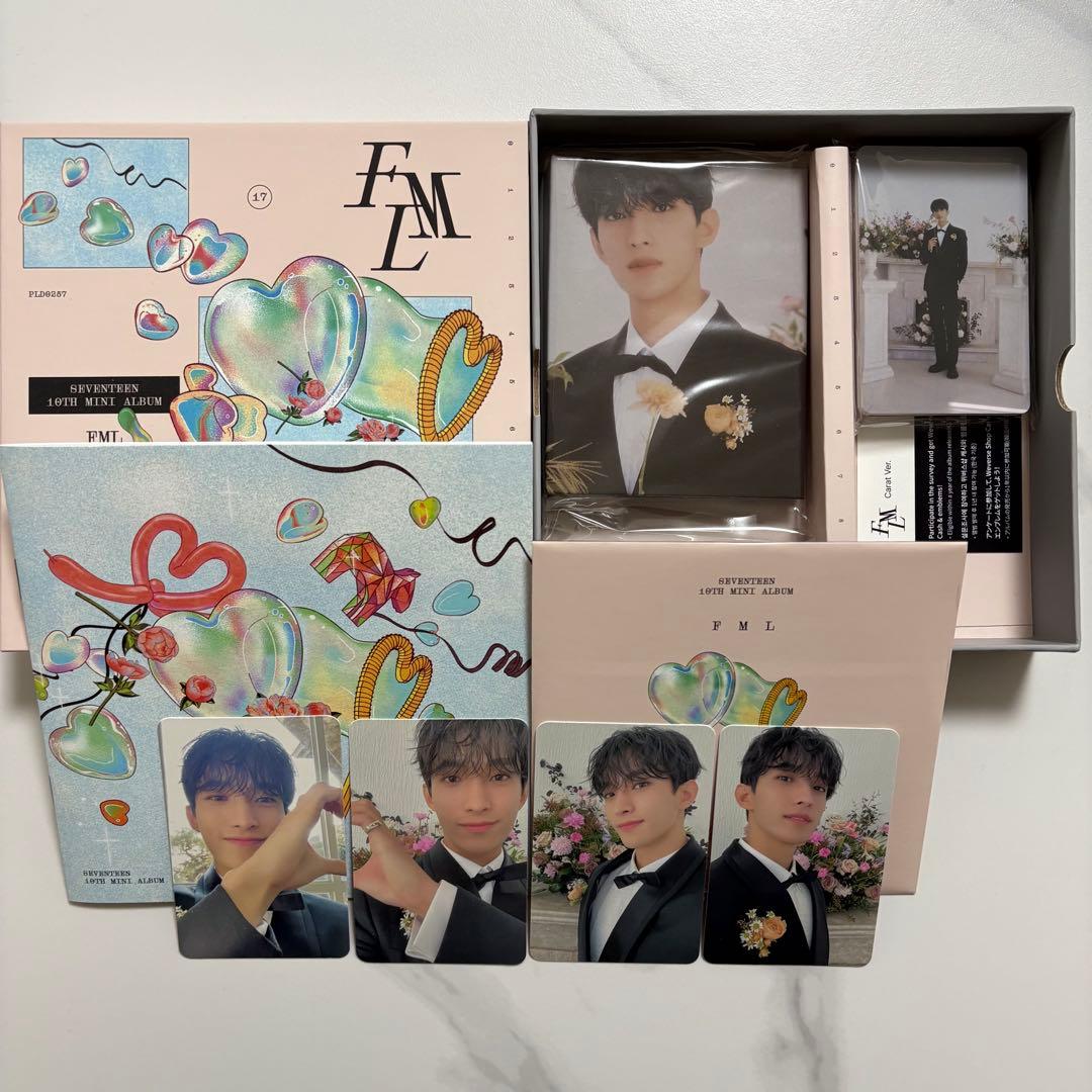 SEVENTEEN セブチ FML carat盤 トレカ ドギョム コンプリート - メルカリ