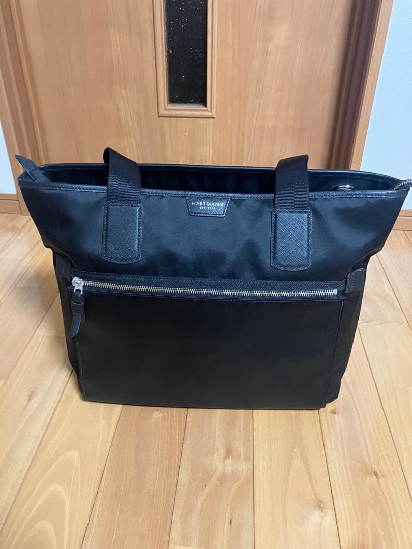 ほぼ新品 HARTMANN WYRICK トートバッグ　黒