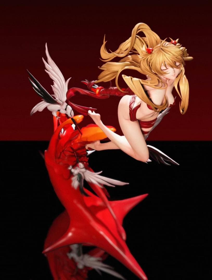 新世紀エヴァンゲリオン アスカ・おひめさま 樹脂 彫刻 フィギュア pro エヴァンゲリオン：新劇場版のアスカのフィギュア プラグスーツ姿