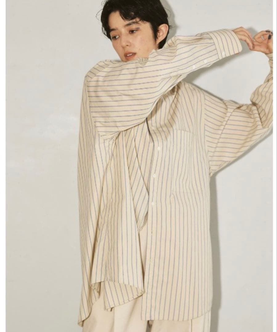 TODAYFUL トゥデイフル ストライプ オーバーシャツ