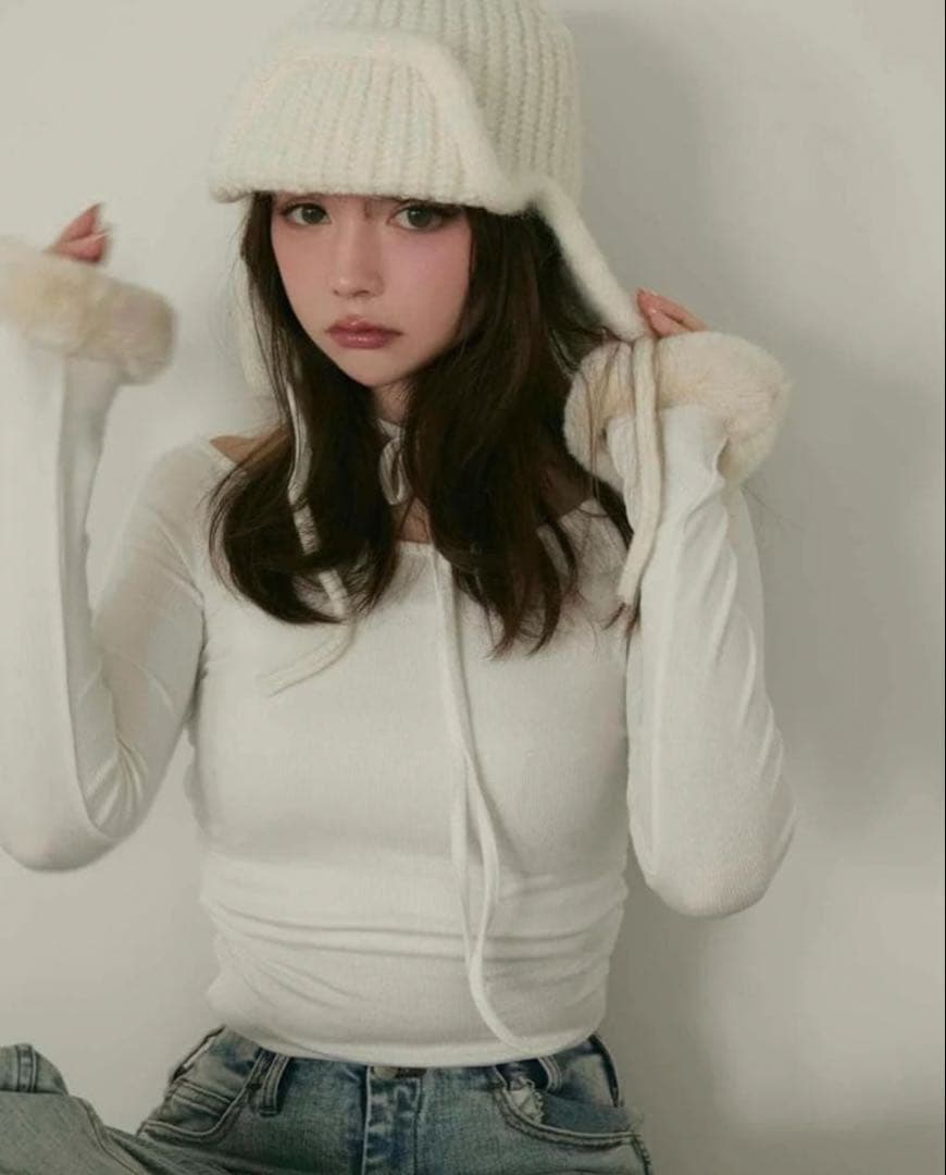 新品 ANDMARY Ravi fur tops