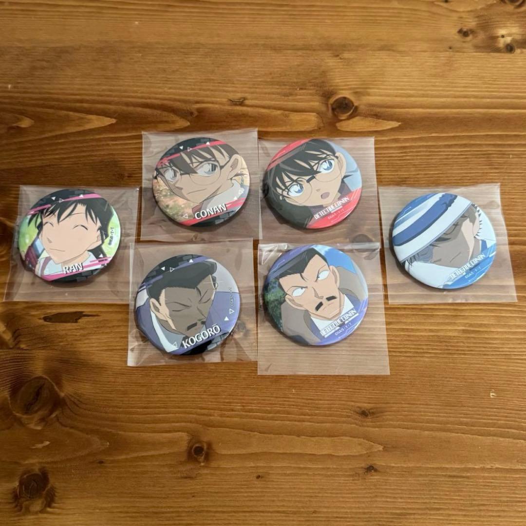 名探偵コナン トレーディング缶バッジ 江戸川コナン 毛利蘭 怪盗キッド