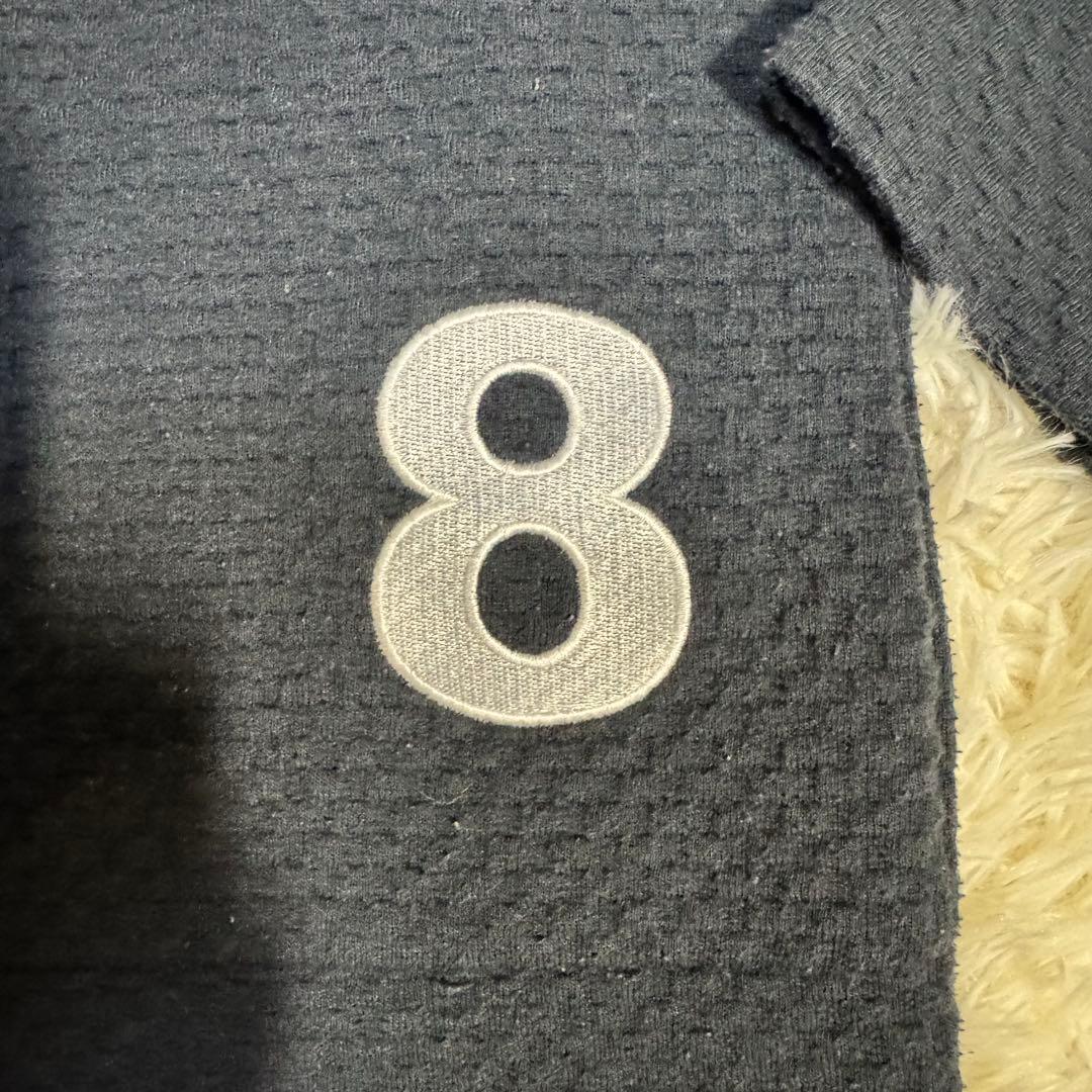 ムータマリンゴルフ】秋冬人気ロゴワッペン×ワッフル 長袖ゴルフジップ