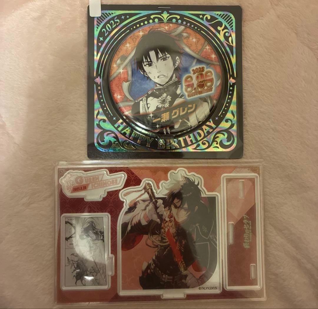 終わりのセラフ バースデイ缶バッジ バースデイジオラマ 一瀬グレン