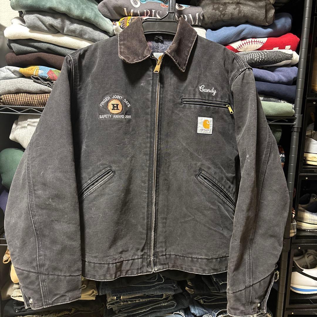 【希少】USA製 Carhartt フェード　デトロイトジャケット サイズ 38