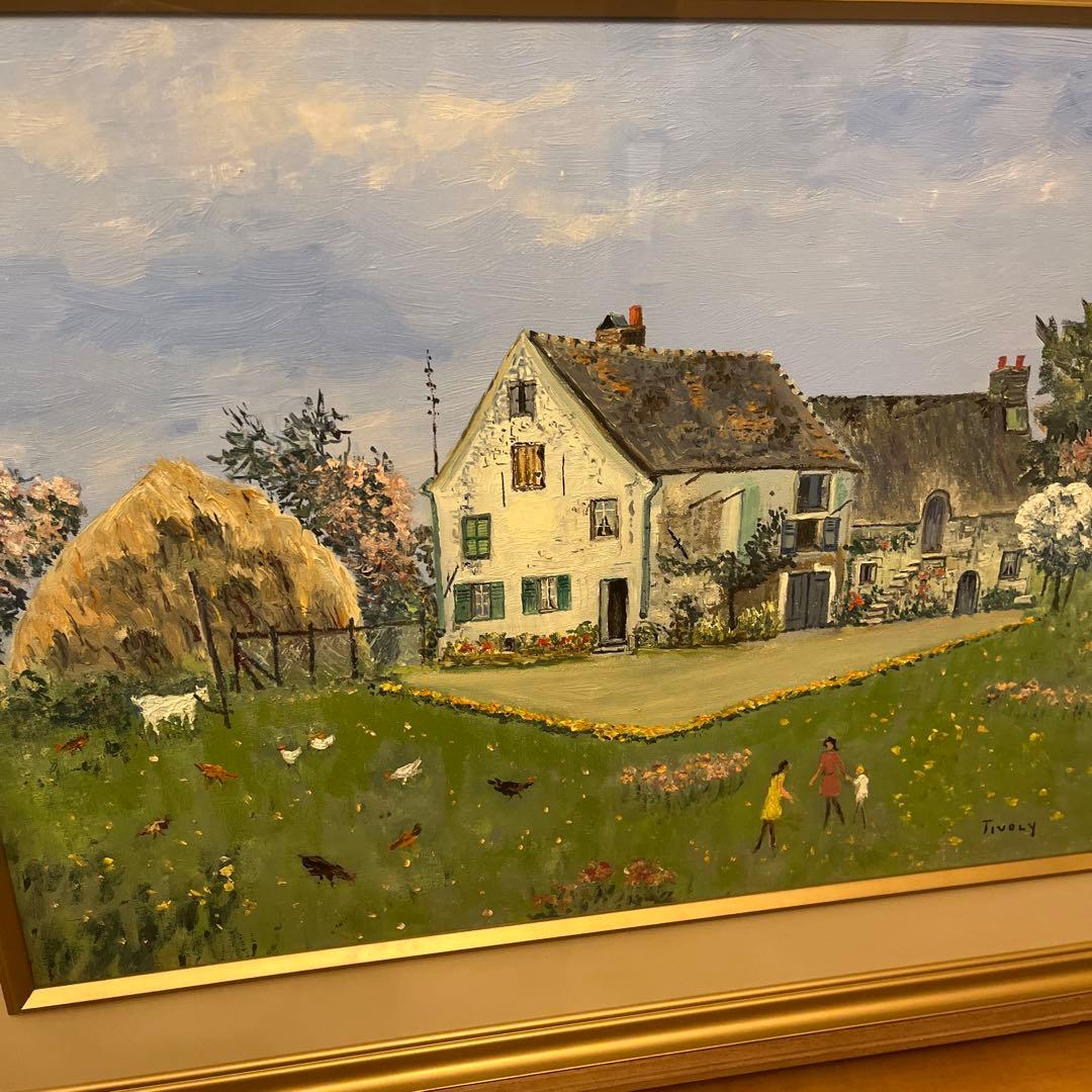 【更に値下げしました】油絵画《TIVOLY》