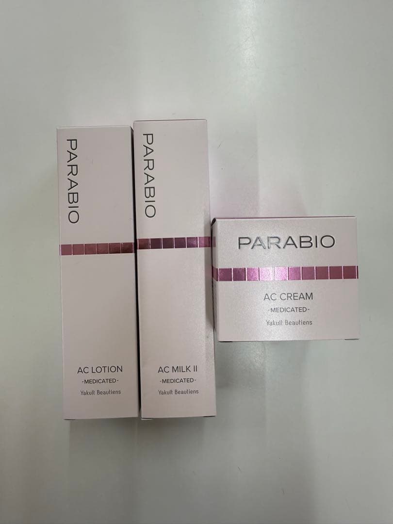 PARABIO ACローション・ミルクII・クリームセット