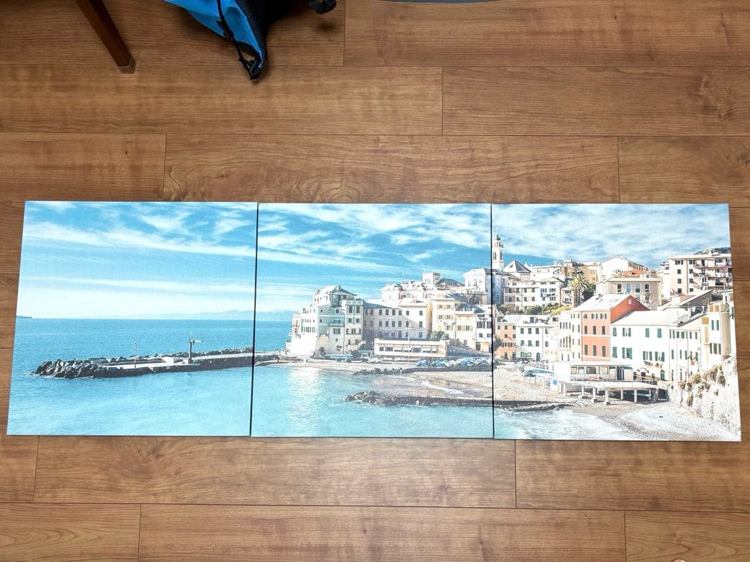 海岸沿いの風景画 アマルフィ海岸 地中海風景ポスター | Poster Store JP