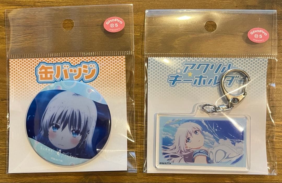 S*a様 Summer Pockets eeoくじ 鳴瀬しろは 缶バッジ&アクキ - メルカリ