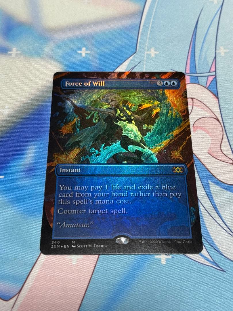 【MTG】意志の力 Foil ダブルマスターズ　英語 FOIL)(フルアート)意志の力/Force of Will《英語》【2XM】