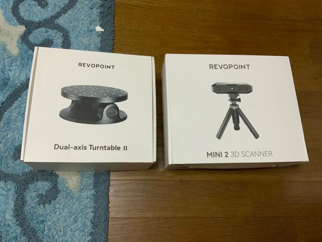 REVOPoint MINI 2 3Dスキャナーとターンテーブルセット