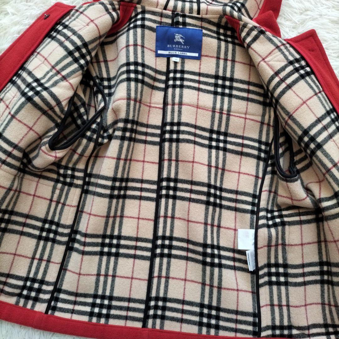 美品♡バーバリーブルーレーベル ダッフルコートショート丈 ノバ