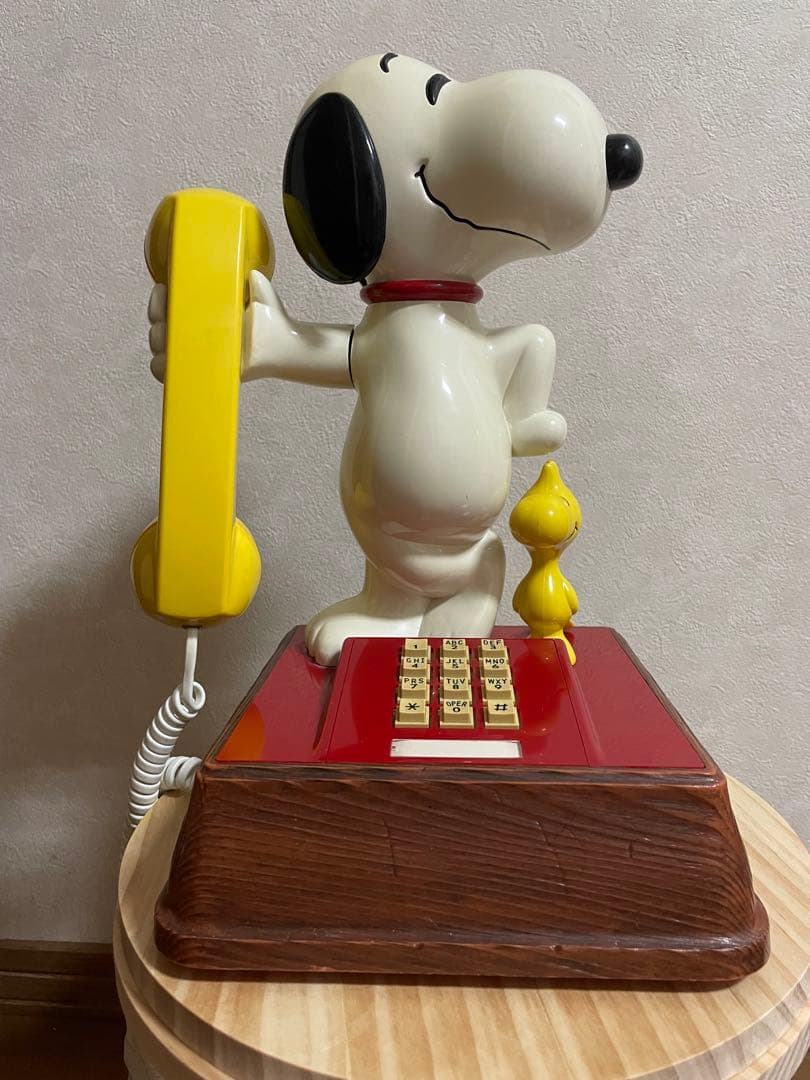 お値下げ！スヌーピー レトロプッシュホン電話 - メルカリ