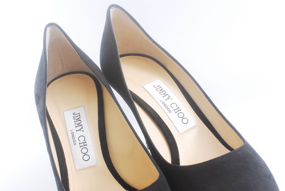 美品＊JIMMY CHOO＊ジミーチュウ＊23.5cm＊スエード＊ヒール