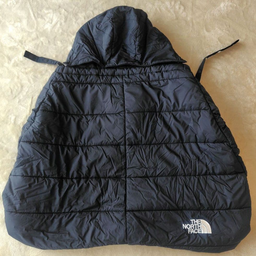【美品】THE NORTH FACE シェルブランケット　フード付き　ブラック