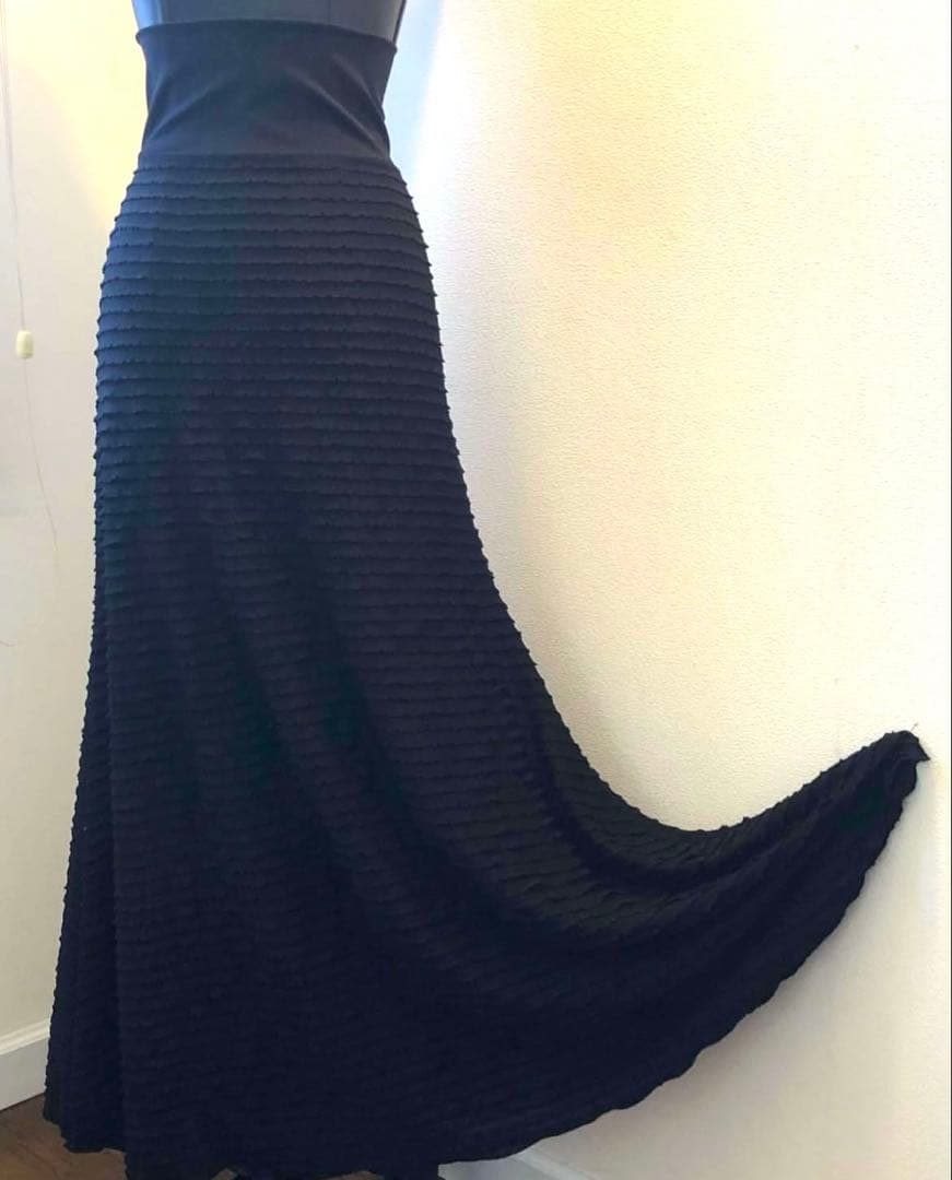 ★ akemi　ファルダ　ハイウエスト　ブラック　フラメンコ　衣装
