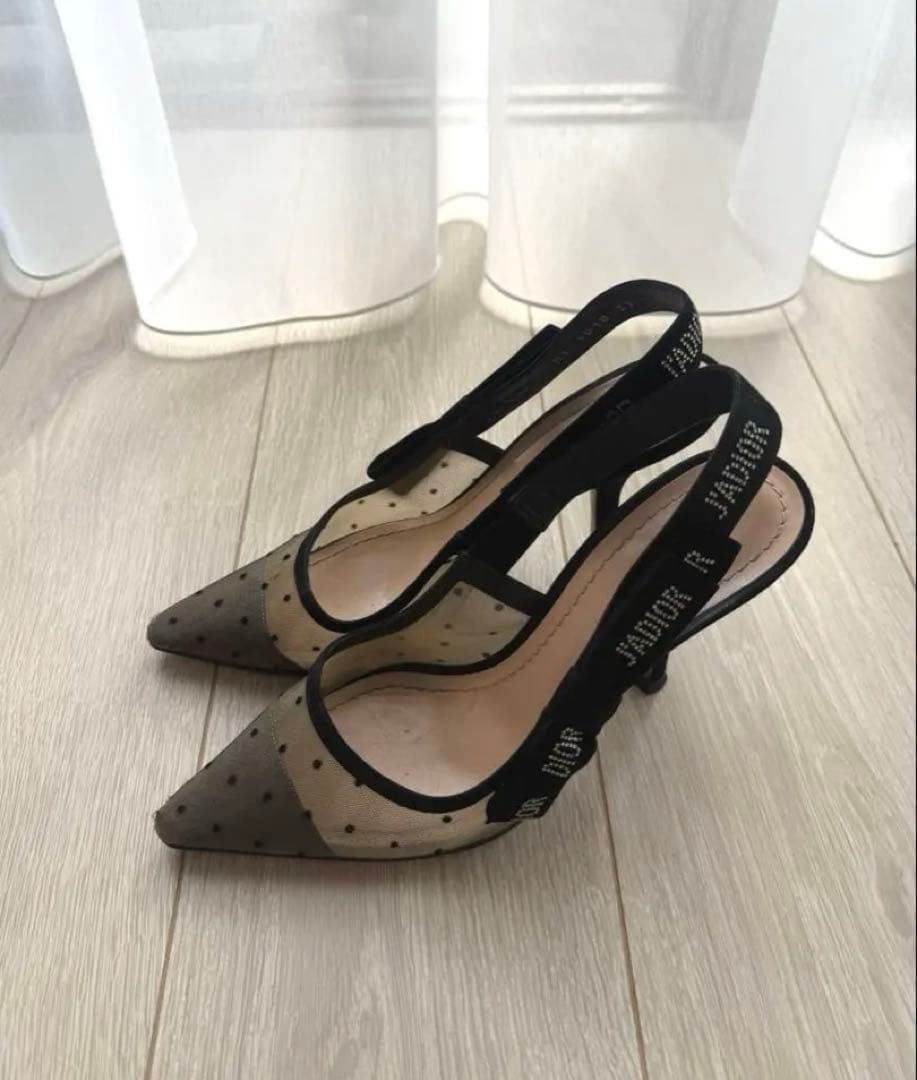 Christian Dior パンプス　メッシュ