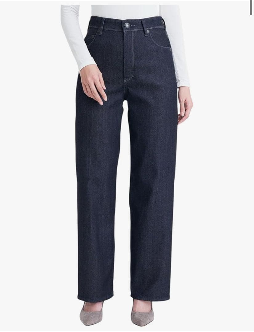 ヤヌークLILITHワイドストレート ワンウォッシュ