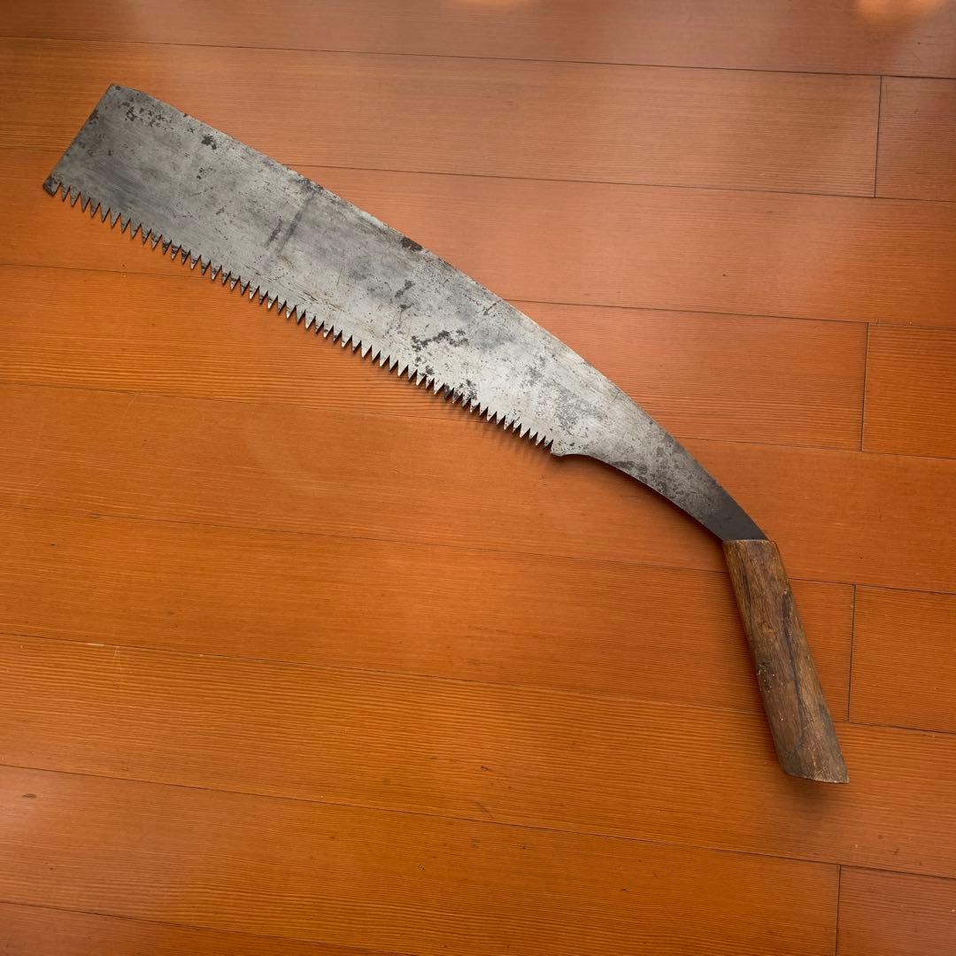 木挽き鋸 古道具 のこぎり 木挽きのこ - メルカリ