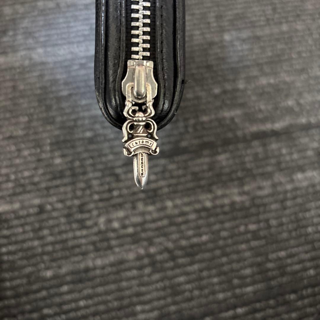 クロムハーツ REC F ZIP レザープレート RINKAN 黒レザー長財布 - メルカリ