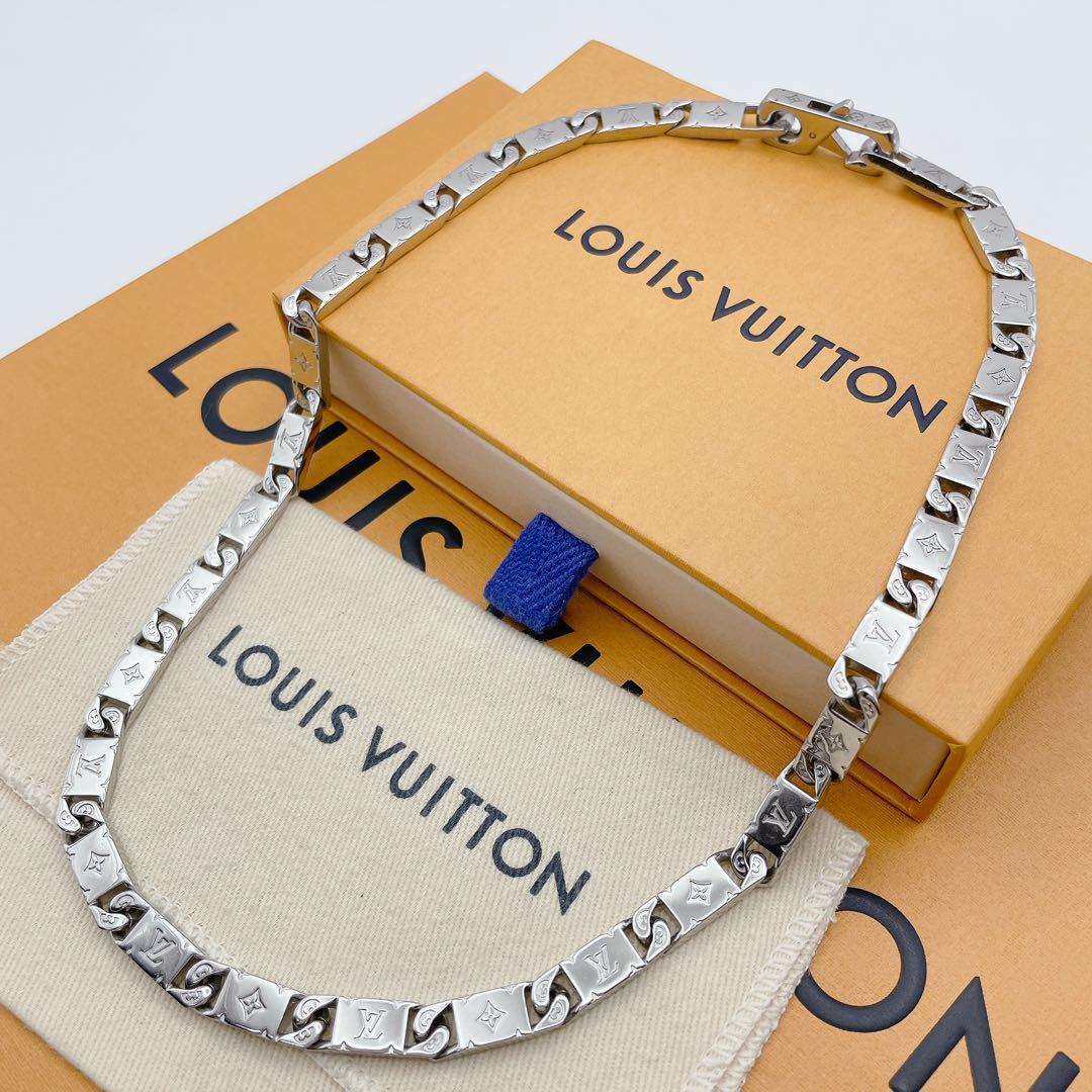 LOUIS VUITTON ネックレス　タイドアップ　モノグラム　シルバー IrvUe4iz5KDC07lja9rtxKrU41CLYV