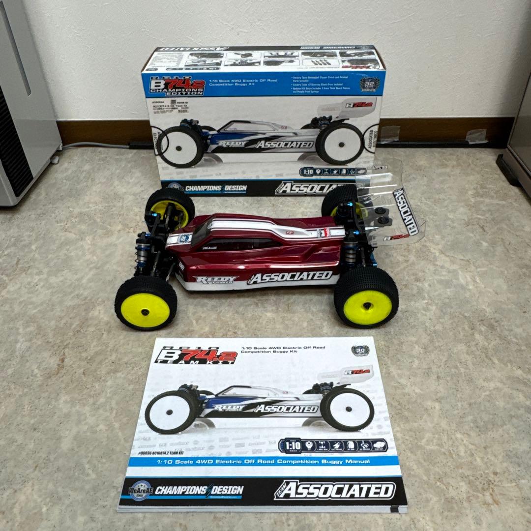 アソシRC10 B74.2 CE 4WD バギー 組立済みシャーシ(メカ無し) アソシRC10 B74.2 CE 4WD バギー 組立済みシャーシ(メカ無し) AS90044