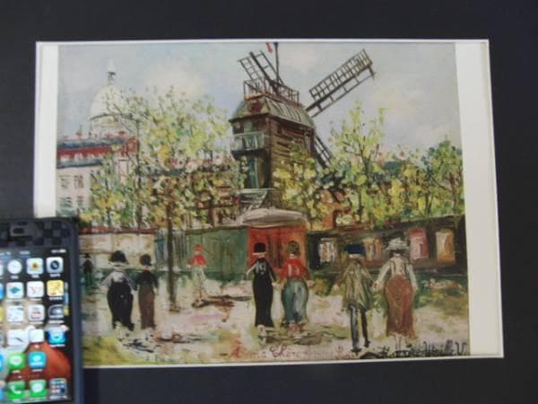 モーリス・ユトリロ、MauriceUtrillo、ラ・ギャレット、限定高級画版 モーリス・ユトリロ 「春のムーラン・ド・ラ・ギャレット