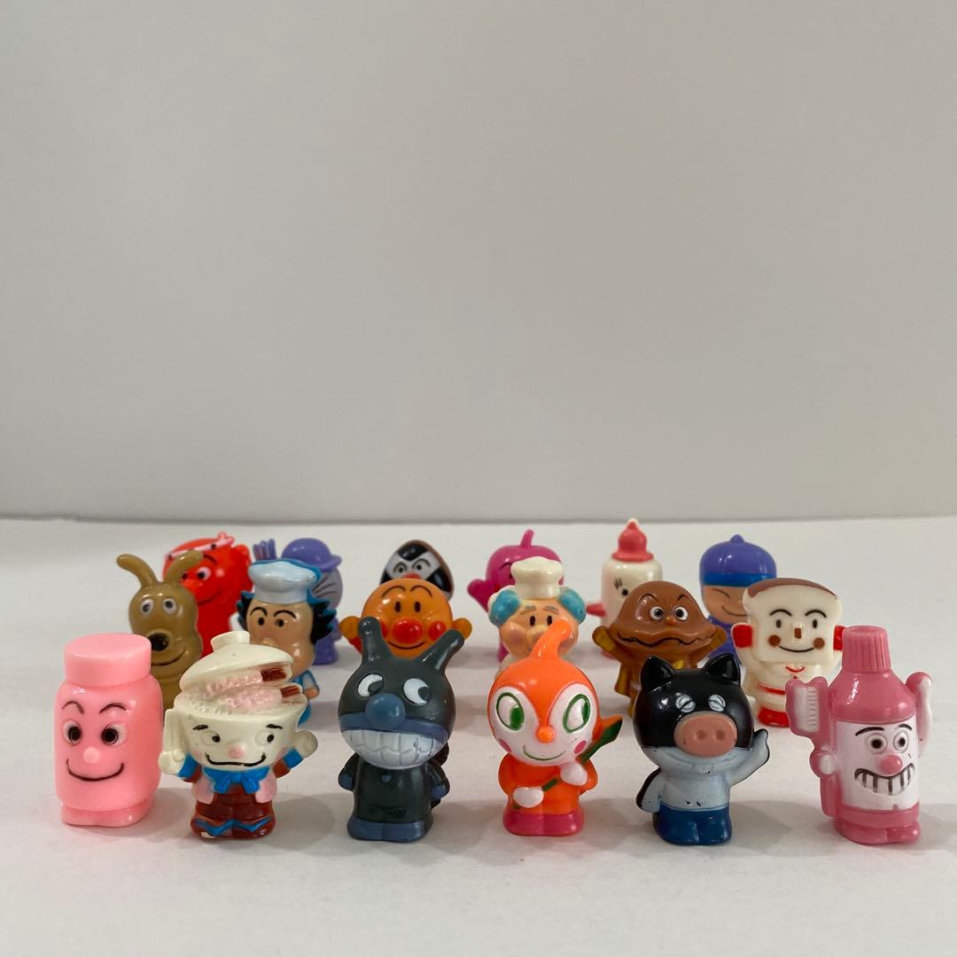 激レア】 ミニアンパンマン 指人形 ソフビ 初代 初期 当時物 レトロ