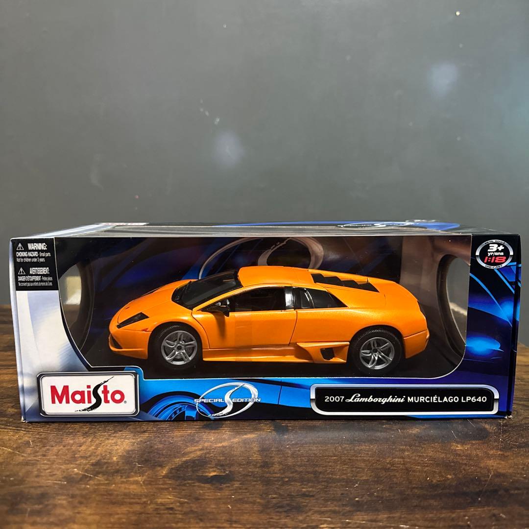 Maisto 1/182007ランボルギーニ ムルシエラゴ LP640箱付き