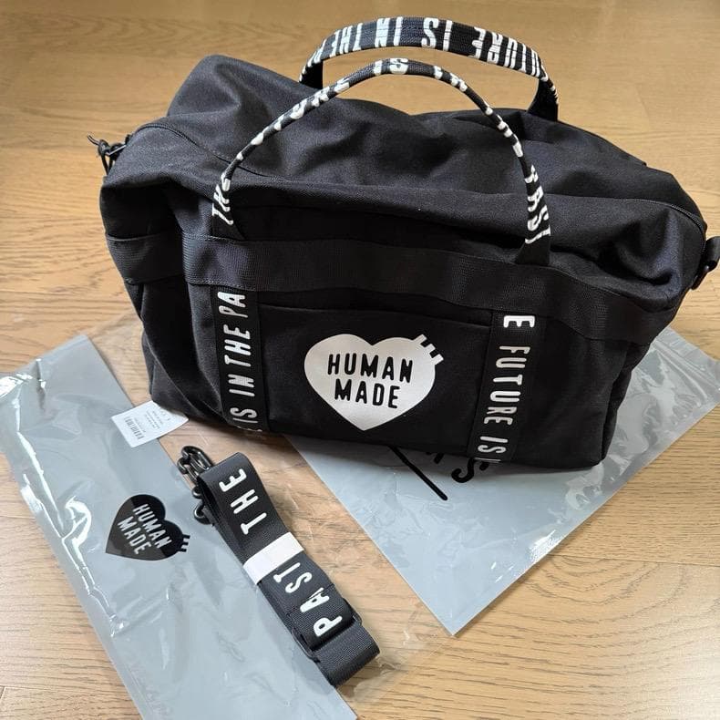 HUMAN MADEブラックヒューマンメイSKATE DUFFLE BAG